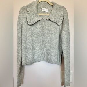 Anthropologie Ainsley Ruffle Cardigan